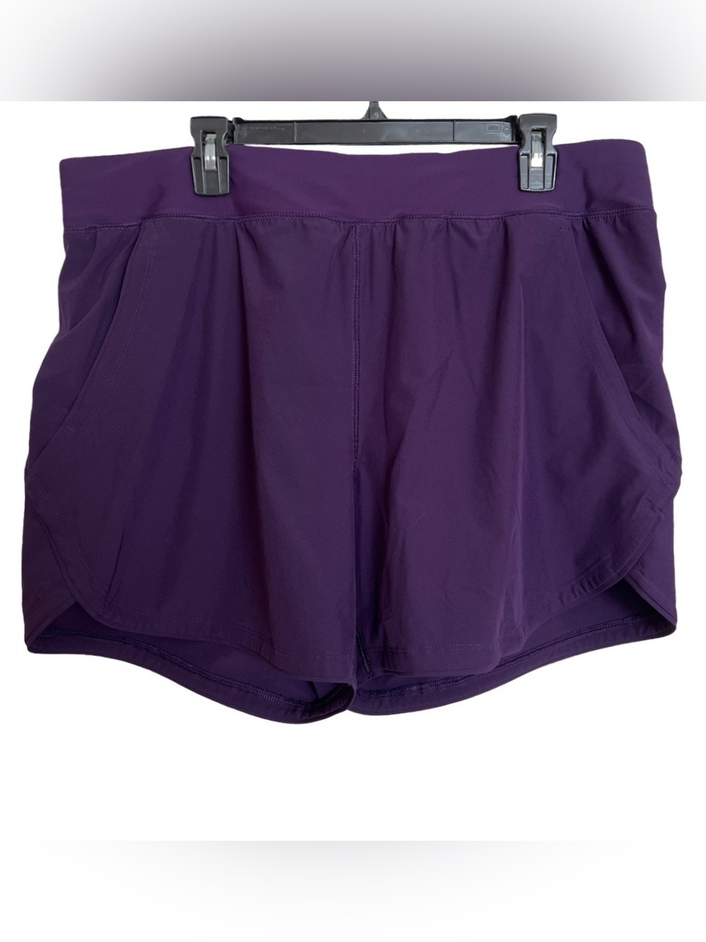 Lands End Deep Purple Blackberry 5” Quick Dry Lined Swim Board Shorts SZ 18